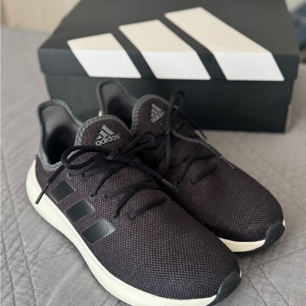 Adidas Black Mesh Sneakers - Cloudfoam Pure SPW Size 10 Women or 8 1/2 Men